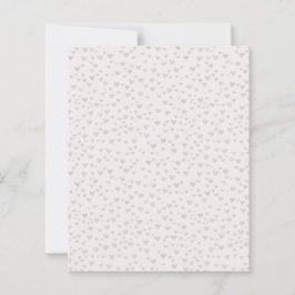 Neutral Heart Pattern Paper Sheet