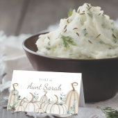 Neutral Herfst boerderij thema pompoen Plaatskaart Plaatskaartje