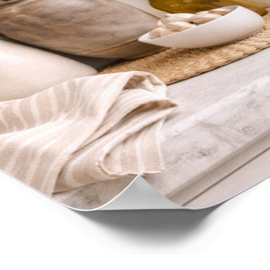 Neutral Kitchen Farmhouse Art Frame Ready  Poster (Hoek)