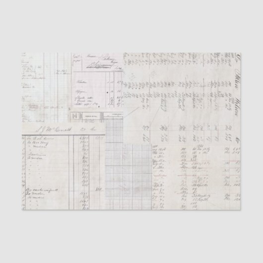Neutral Ledgers Design Tissuepapier (Voorkant)