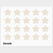 Neutral Leopard Print Sticker Square  (Vel)