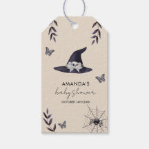 Neutral Little Boo Witch Pet Baby shower
