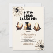 Neutral Little Ghoul Verjaardag Kaart (Voorkant)