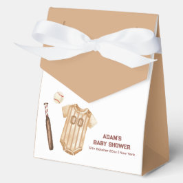 Neutral Little Slugger Baseball Boy Baby Shower  Bedankdoosjes