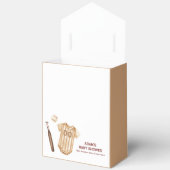 Neutral Little Slugger Baseball Boy Baby Shower  Bedankdoosjes (Open)