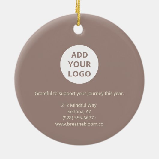 Neutral Logo Ornament for Life Coaches (Achterkant)