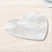 Neutral Marble Design Kartonnen Onderzetters (Gekanteld)