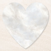 Neutral Marble Design Kartonnen Onderzetters (Voorkant)