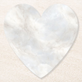 Neutral Marble Design Kartonnen Onderzetters