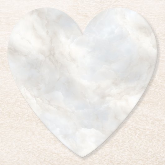 Neutral Marble Design Kartonnen Onderzetters (Voorkant)