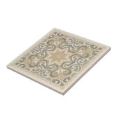 Neutral Mediterranean Pattern Pat#15 Greige ID1195 Tegeltje (Zijkant)