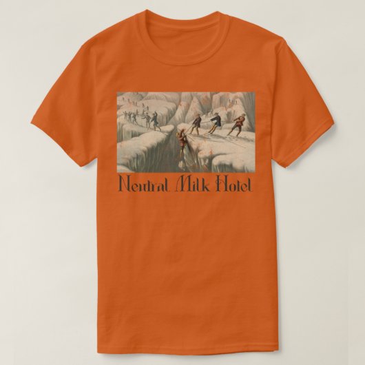 Neutral Milk Hotel Originele Post Punk Ventilatoro T-shirt (Design voorkant)