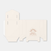 Neutral Minimal Boho Ray of Sunshine Baby shower Bedankdoosjes (Uitgevouwen)