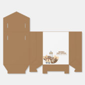 Neutral Minimal Touchdown Football Boy Baby Shower Bedankdoosjes (Ongevouwen)