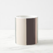 Neutral Minimalist Striped Mug – Pastel Modern Koffiemok (Center)