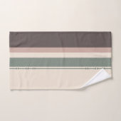 Neutral Minimalist Striped – Simple and Sleek Bad Handdoek (Handdoek)