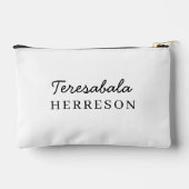 Neutral Modern Minimalist Stylish Monogram Etui (Achterkant)