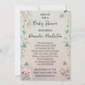 Neutral Nature Inspired Baby Shower Invitation Kaart (Voorkant)