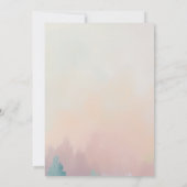 Neutral Nature Inspired Baby Shower Invitation Kaart (Achterkant)