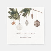 Neutral Ornaments Christmas Party Servet (Voorkant)