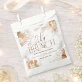 Neutral Pampas Baby Brunch Baby shower Bedankzakje (Geknipt)