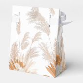 Neutral Pampas-Baby shower Bedankdoosjes (Achterkant)