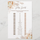Neutral Pampas Baby Traits Spel Flyer (Voorkant)