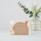 Neutral Pampas boeken voor Baby Kaart (Staand voorkant)