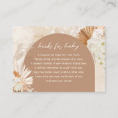 Neutral Pampas boeken voor Baby Kaart (Voorkant)