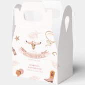 Neutral Pink Boho Wild West Cowgirl Baby shower Bedankdoosjes (Open)