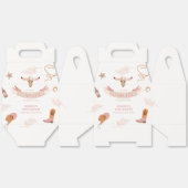 Neutral Pink Boho Wild West Cowgirl Baby shower Bedankdoosjes (Ongevouwen)