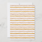 Neutral Rainbow boho modern baby shower Kaart (Achterkant)