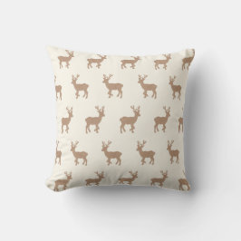 Neutral Reindeer Boho Winter Modern Farmhouse Kussen