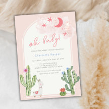 Neutral roze Boho Arch Cactus Baby shower