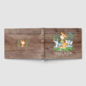 Neutral Safari Oerwoud Baby shower Gastenboek (Volledig)