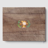 Neutral Safari Oerwoud Baby shower Gastenboek (Achterkant)