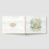Neutral Safari Oerwoud Baby shower Gastenboek (Volledig)