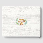 Neutral Safari Oerwoud Baby shower Gastenboek (Achterkant)