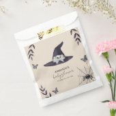 Neutral Simple Little Boo Witch Pet Baby shower Bedankzakje (Gezegeld)