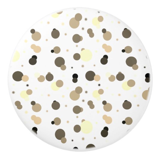 Neutral Splatter Drawer Pulls Keramische Knop (Voorkant)