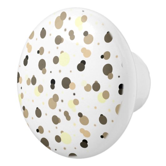 Neutral Splatter Drawer Pulls Keramische Knop (Rechts)