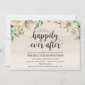 Neutral Spring Post Wedding Brunch Invitation Kaar Kaart (Voorkant)
