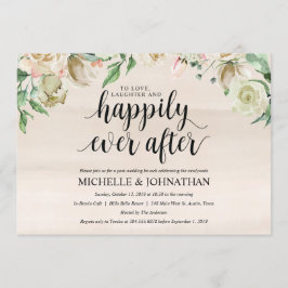 Neutral Spring Post Wedding Brunch Invitation Kaar Kaart