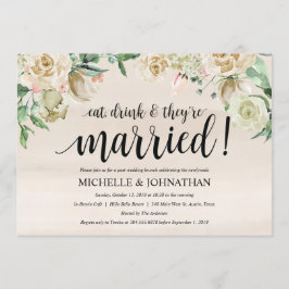 Neutral Spring Post Wedding Brunch Invitation Kaar Kaart