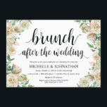 Neutral Spring Post Wedding Brunch Invitation Kaar Kaart<br><div class="desc">Een brunchfeest plannen met de pasgetrouwden de dag na de bruiloft? Nodig gasten uit met deze Neutral Spring design thema Post Wedding Brunch Invitation Kaart. Voeg je brunchgegevens toe in bijpassend zwart lettertype / belettering.</div>