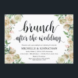 Neutral Spring Post Wedding Brunch Invitation Kaar Kaart<br><div class="desc">Een brunchfeest plannen met de pasgetrouwden de dag na de bruiloft? Nodig gasten uit met deze Neutral Spring design thema Post Wedding Brunch Invitation Kaart. Voeg je brunchgegevens toe in bijpassend zwart lettertype / belettering.</div>