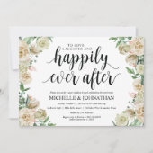 Neutral Spring Post Wedding Brunch Invitation Kaar Kaart (Voorkant)