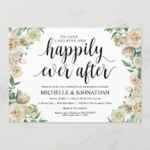 Neutral Spring Post Wedding Brunch Invitation Kaar