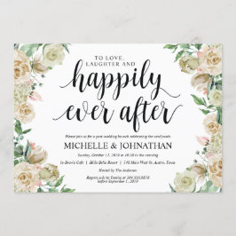 Neutral Spring Post Wedding Brunch Invitation Kaar Kaart