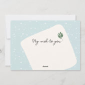 Neutral Stijlvolle Vakantie Wens Foto Kerst Kaart (Achterkant)